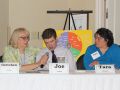 Panelists Gretchen Jackson, Joe Jackson, and Tara Alexander share their perspectives